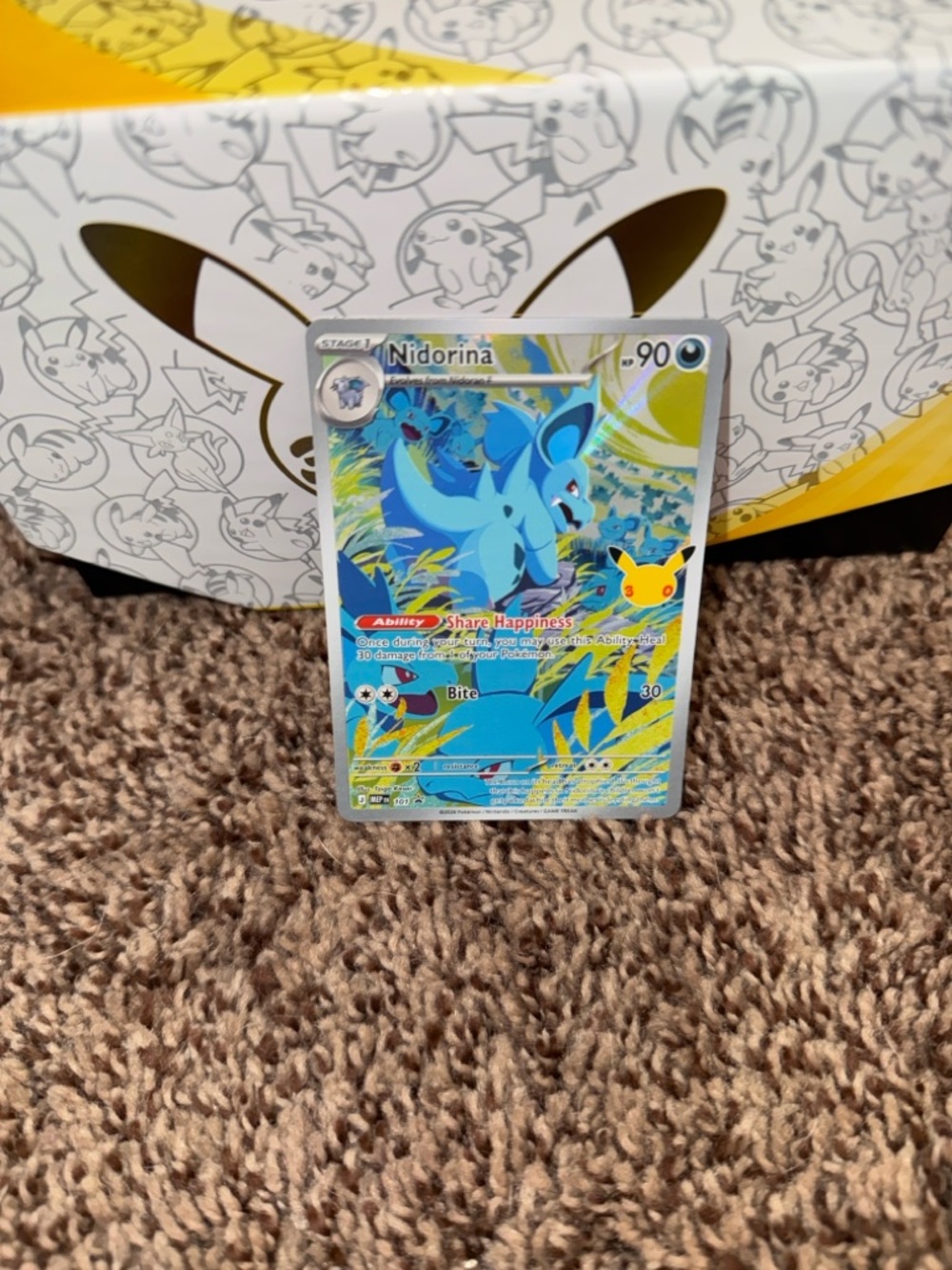 Pokemon 30th Celebration Nidorina Promo 101